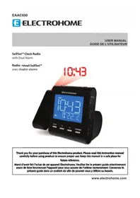 Notice Electrohome EAAC600 Radio-réveil