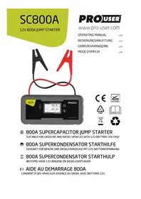 Notice Pro-User SC800A Batterijlader