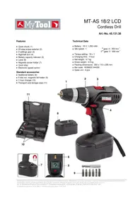Notice MyTool MT-AS 18/2 LCD Perceuse
