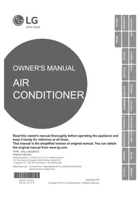 Notice LG PM07SK κλιματιστικό