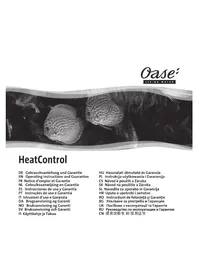Notice OASE HEATCONTROL Nekategorizované
