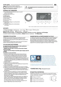 Notice WHIRLPOOL FFT M11 8X2WSY FR Sèche-linge