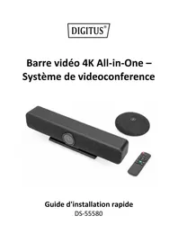Notice Digitus DS-55580 Système de vidéo conférence