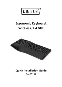 Notice Digitus DA-20157 Clavier