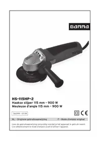 Notice Gamma HS-115HP Broyeur