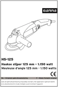 Notice Gamma HS-125 Broyeur
