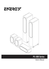 Notice Energy PS-500 Haut-parleur