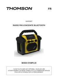 Notice THOMSON WKR50BT Radio