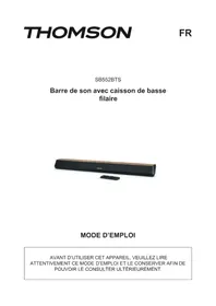 Notice THOMSON SB552BTS Barre de son