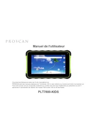Notice Proscan PLT7800-KIDS Tablette