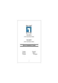 Notice LEVELONE FSW-0508TX Commutateur