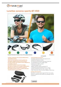 Notice MusicMan BT-X59 Bouchon d'oreille
