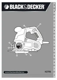 Notice BLACK & DECKER KSTR8 Scie électrique