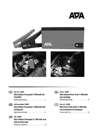 Notice APA 16480 Chargeur de piles