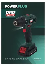 Notice PowerPlus POWP8040 Niet gecategoriseerd