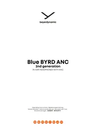 Notice BEYERDYNAMIC BLUE BYRD ANC Casque
