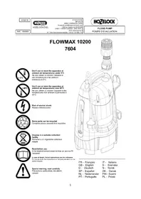 Notice HOZELOCK FLOWMAX 10200 7604 Pompe à eau