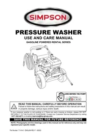 Notice Simpson IR3030212 Limpiador de alta presion