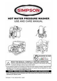 Notice Simpson BIG BRUTE BB65108 Nettoyeur haute pressio