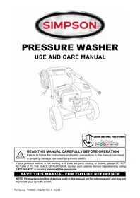 Notice Simpson MEGASHOT MS60763-S Nettoyeur haute pressio