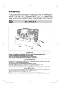 Notice METABO EC2610EA Compressor