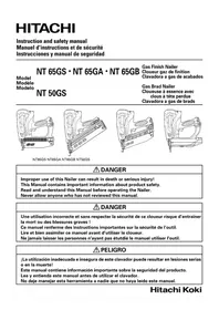 Notice METABO NT50GSQ9 Agrafeuse