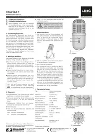 Notice Monacor TRAVELX-1 Casque