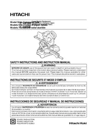 Notice HITACHI C10FSBP4