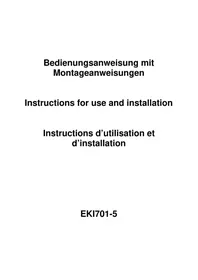 Notice Exquisit EKI 701-5 Cooker