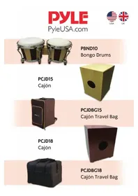 Notice Pyle PCJD18 Instrument de musique