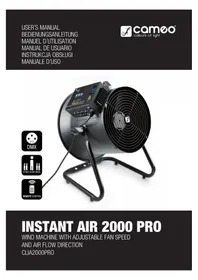 Notice Cameo INSTANT AIR 2000 PRO Máquina de efectos
