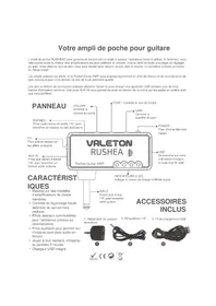 Notice Valeton RUSHEAD BASS Ampli guitare