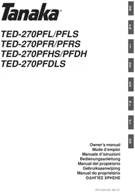 Notice Tanaka TED-270PFDH Bohrmaschine