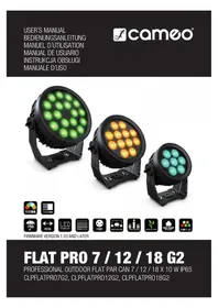 Notice Cameo FLAT PRO 18 G2 Lámpara