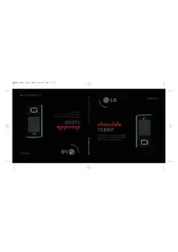 Notice LG CHOCOLATE TG800F Téléphone portable