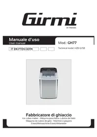 Notice GIRMI GH77 Eismaschine