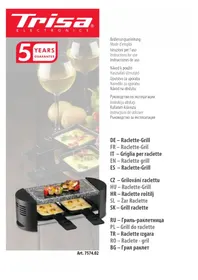 Notice TRISA RACLETTINO 2 7574.02 Niekategoryzowane