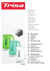 Notice TRISA PERFECT BOIL 6443.70 Czajnik