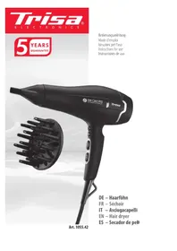 Notice TRISA ION CARE PRO 1055.42 Sèche cheveux