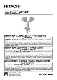 Notice HITACHI WR16SE Non catégorisé
