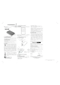 Notice THOMSON 510050T Télécommande