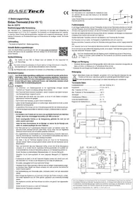 Notice BASETECH BT-2226738 Thermostat