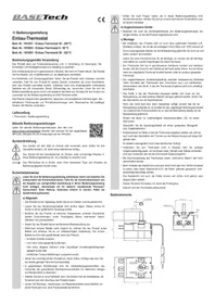 Notice BASETECH BT-1953951 Thermostat