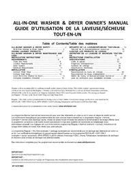 Notice WHIRLPOOL WFC682CLW Lave-linge
