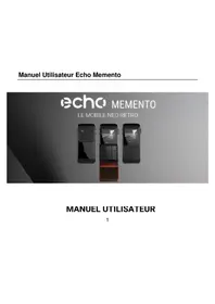 Notice ECHO MEMENTO Téléphone mobile