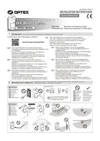 Notice OPTEX WXS-AM Détecteur de mouvements