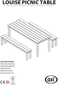 Notice AXI LOUISE Mobilier de jardin