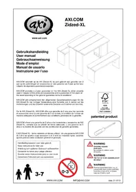 Notice AXI ZIDZED XL Table