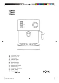 Notice SOLAC TASTE CLASSIC M80 INOX CE4483 Machine à café