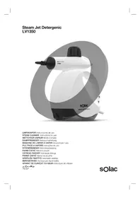 Notice SOLAC STEAM JET DETERGENIC LV1350 Nettoyeur à vapeur